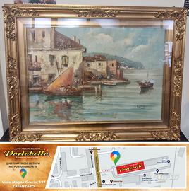 Codice: 269572  QUADRO OLIO SU TELA CON CORNICE IN