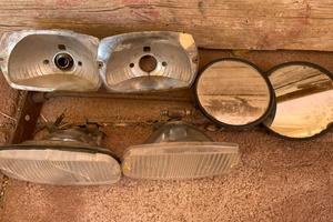 FARO E SPECCHIETTO RETROVISORE  VESPA 50 SPECIAL