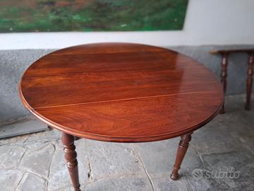 consolle tavolo noce toscano 115 115