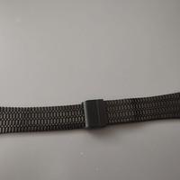 braccialetto metallo nero quick release ansa 22 mm