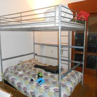 letto sopraelevato 1 piazza e mezzo