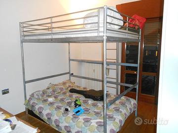 letto sopraelevato 1 piazza e mezzo