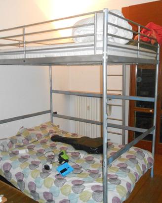 letto sopraelevato 1 piazza e mezzo