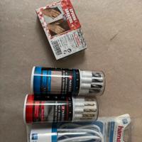 Set 12 pezzi NUOVI punte trapano, cavo, profilo