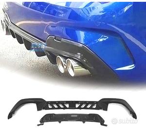 DIFFUSORE BMW G20 G21 19- LOOK M NERO LUCIDO