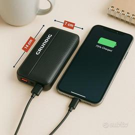 Powerbank Grundig 20.000 mAh – Ricarica rapida