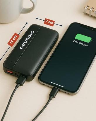 Powerbank Grundig 20.000 mAh – Ricarica rapida