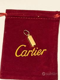 Cartier- pendente lingotto oro giallo 1/4oz
