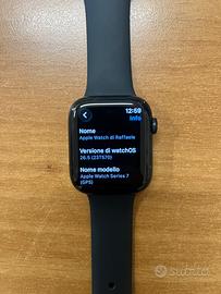 Apple watch series 7  nero