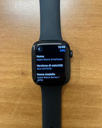 Apple watch series 7  nero