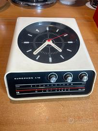 EUROPHON H10 OROLOGIO RADIO DESIGN RAMPOLDI