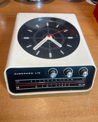 EUROPHON H10 OROLOGIO RADIO DESIGN RAMPOLDI