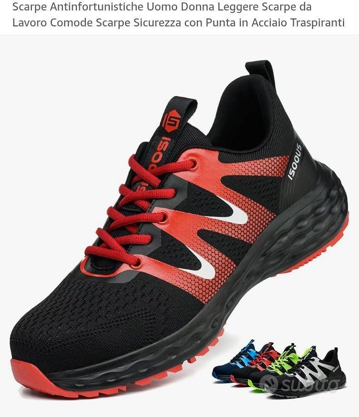 Scarpe Antinfortunistiche Da Uomo Con Puntale In Acciaio – Sneakers Leggere Indistruttibili
