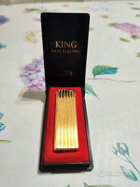 Accendino KING Piezo Electric Vintage Con Custodia