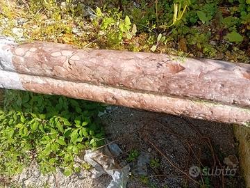 Lavandino marmo rosa antico