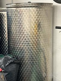 2 SERBATOI INOX 500 LITRI