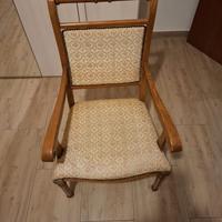 coppia Poltroncine in legno