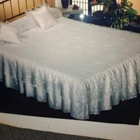 Elegante copriletto in organza 