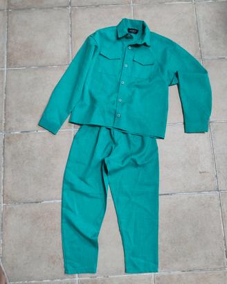 Completo ragazzo Justwest 12 anni - Verde smeraldo