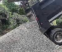 Ghiaino per utilizzarlo in giardino, trasporto 