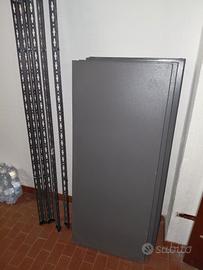 Scaffali metallici zincati modulari