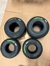 Gomme go kart Vega verdi