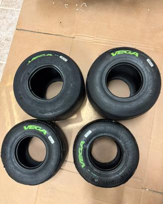 Gomme go kart Vega verdi