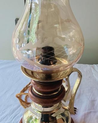 lampada abat jour stile lume antico