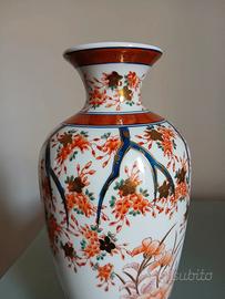Vaso porcellana Imari Satsuma dipinto a mano