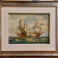 Dipinto firmato Hermann. 