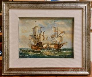 Dipinto firmato Hermann. 