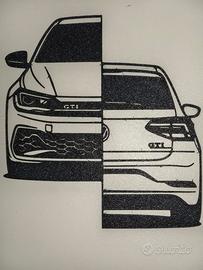 Wall Art 3D Fronte/Retro VW Polo GTI MK6