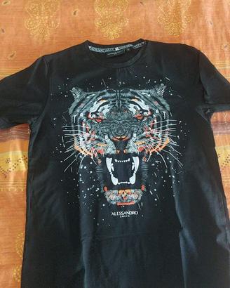 tshirt nera alessandro zavetti tg s