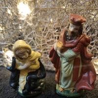 statuine vintage tema presepe. 