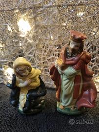 statuine vintage tema presepe. 
