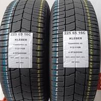 2 gomme 225 65 16C KLEBER 4 STAGIONI RIF3092