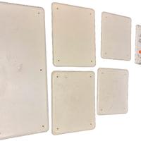 Coperchi per cassette  cavi elettrici (6 in totale