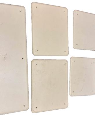 Coperchi per cassette  cavi elettrici (6 in totale