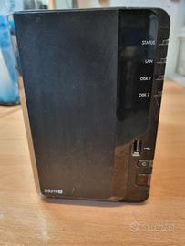 synology NAS 218+ con 2 dischi da 3tb cadauno