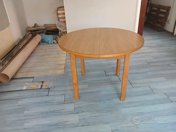 tavolo da cucina rotondo allungabile 