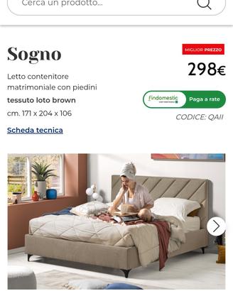 struttura letto matrimoniale nuovo