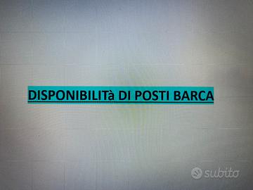 Posti barca