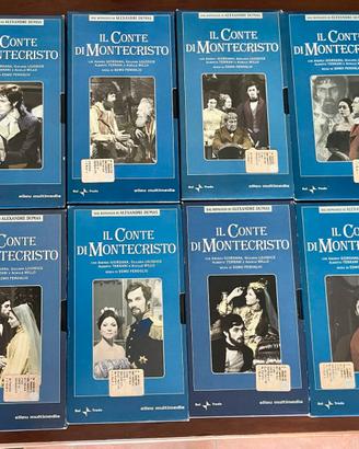 Il Conte di Montecristo - Collana di 8 vhs