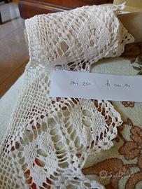 pizzo fatto a mano a unci netto