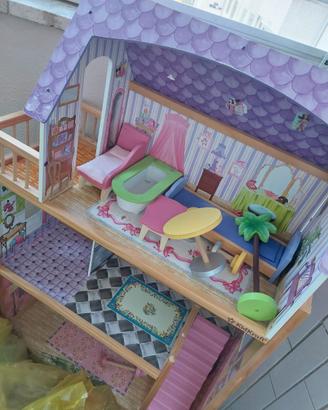 Casa delle Bambole in Legno KidKraft "Kayla" - Con