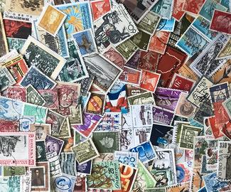 1 kg 1000 grammi 20000 francobolli mondiali lotto