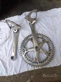 pedali e guarnitura Sscimano  corsa vintage