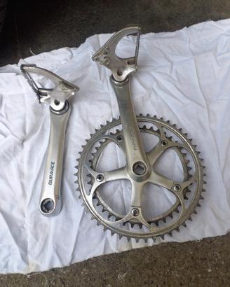 pedali e guarnitura Sscimano  corsa vintage