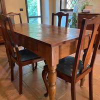 Tavolo antiquario legno massello
