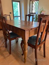 Tavolo antiquario legno massello